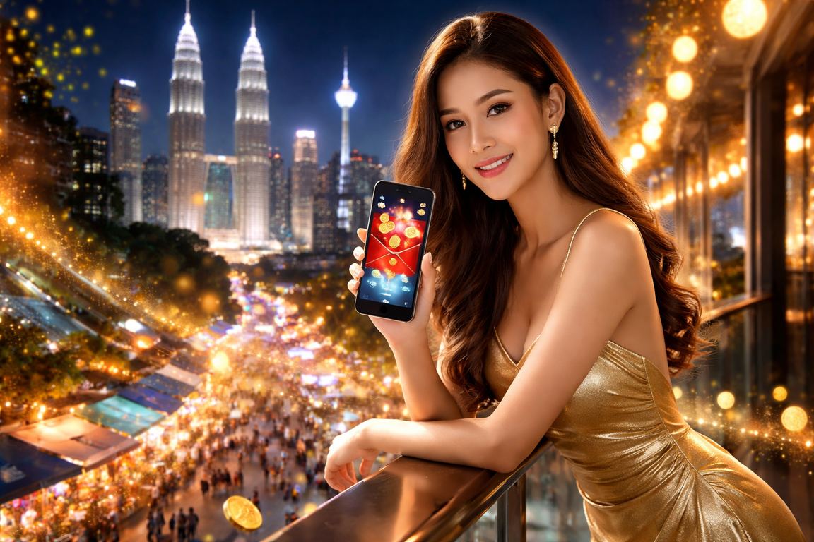Promosi bonus sampul merah sempena perayaan Malaysia di Kuala Lumpur